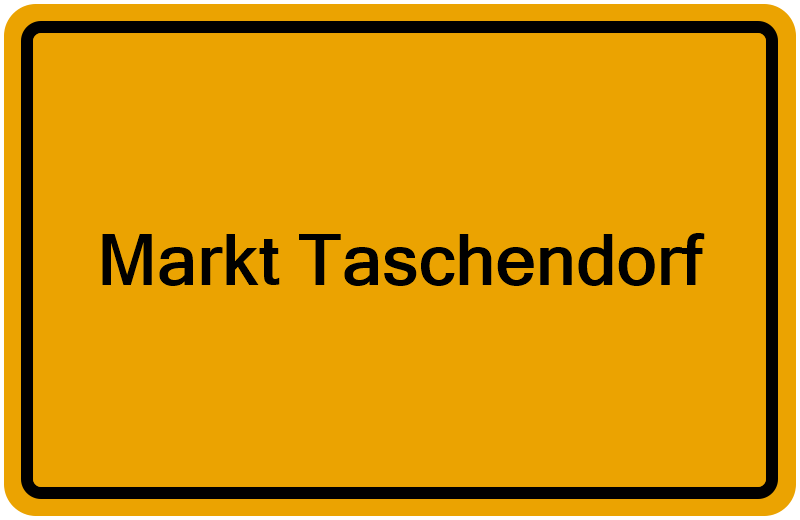 Handelsregisterauszug Markt Taschendorf